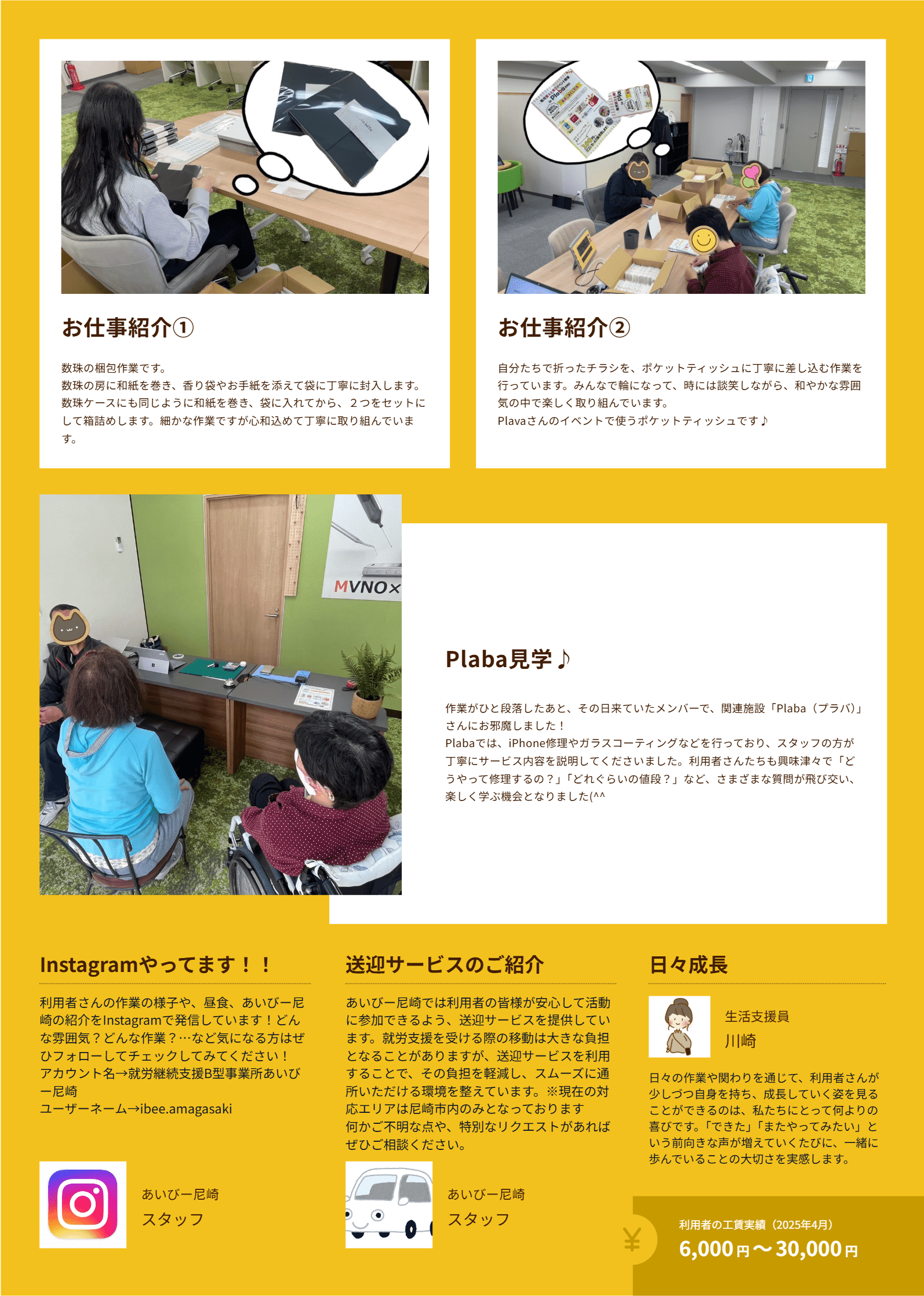 R7年5月発刊のあいびー尼崎の会報誌うら面